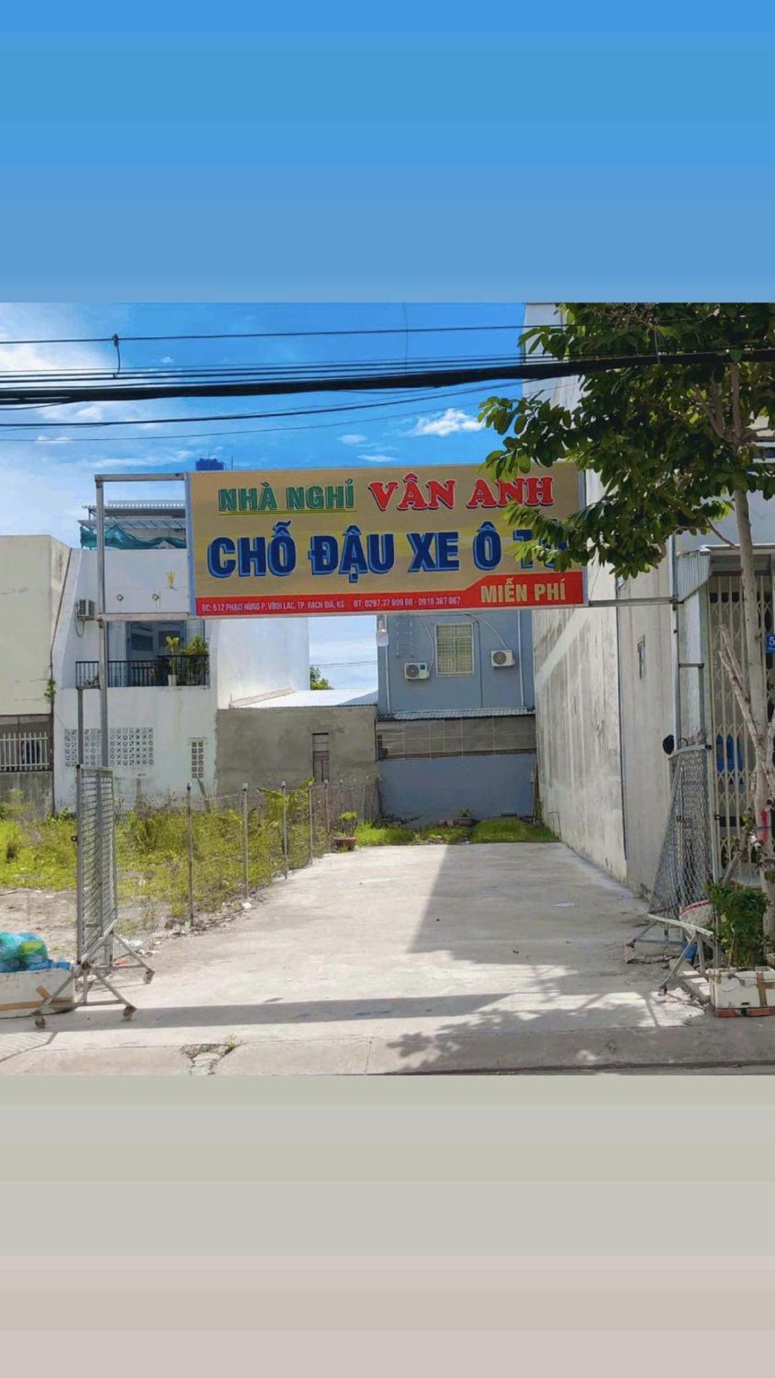 Nha Nghi Van Anh Ap Rach Meo Eksteriør billede